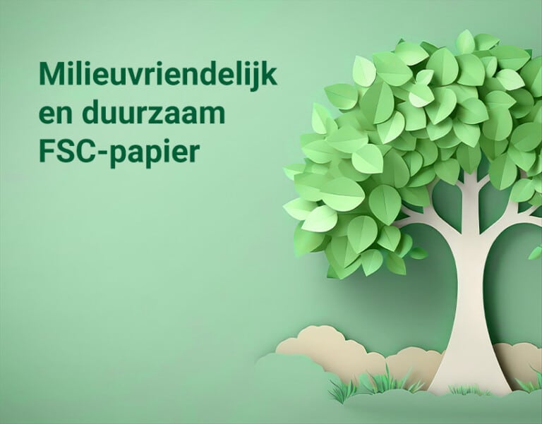 Milieuvriendelijk en duurzaam fsc-papier